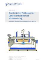 Multiparameter-Prüfstand für Matratzen EN 1957, ASTM F1566 - 1