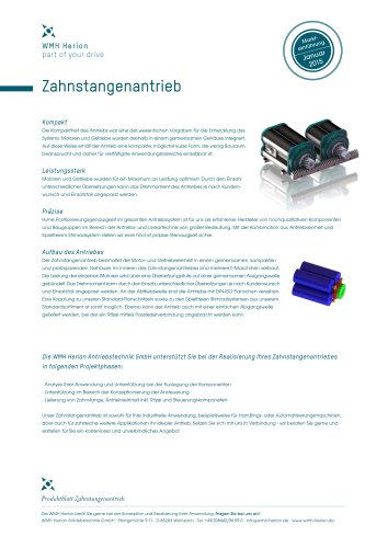 Rack-and-Pinion Drive