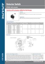 SPVQ8  Detector Switch with actuator