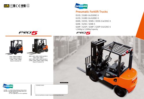 Pneumatic Forklift Trucks