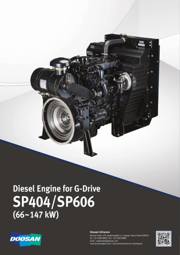 Diesel Engine for G-Drive SP404/SP606