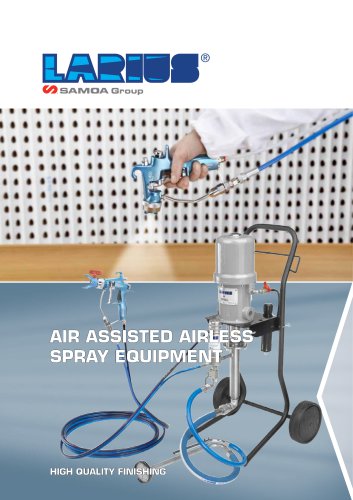 Air assisted airless spray pumps catalogue