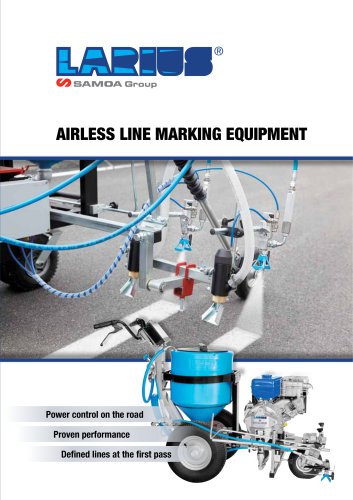 AIRLESS ROAD MARKING MACHINES