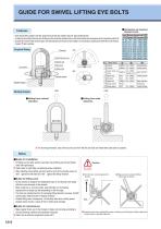 GUIDE FOR SWIVEL LIFTING EYE BOLTS