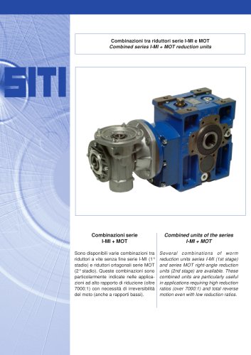  Possible combination I-MI+MOT