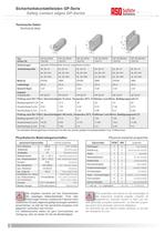 Datenblatt Gummiprofile GP - 2