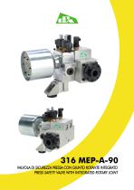 PRESS SAFETY VALVE WITH INTEGRATED ROTARY JOINT