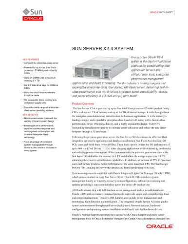 Sun Server X2-4