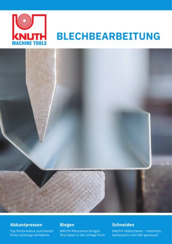 Katalog Blechbearbeitung
