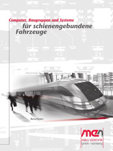 Computer, Baugruppen und Systeme für schienengebundene Fahrzeuge