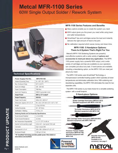 Metcal MFR-1100 Series