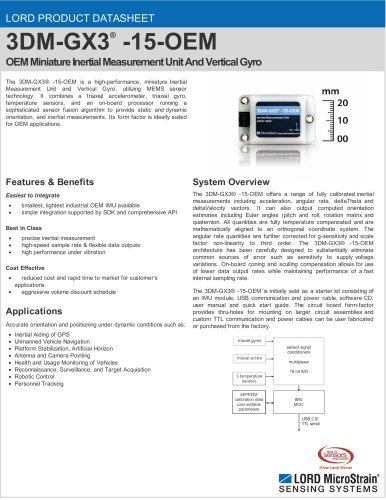 3DM-GX3® -15-OEM