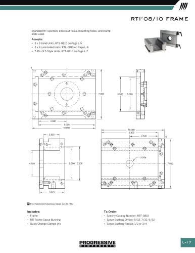 RTI® Frame - 08/10 Frame