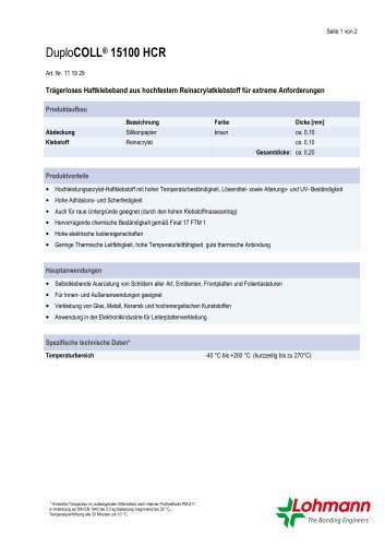 DuploCOLL® 15100 HCR