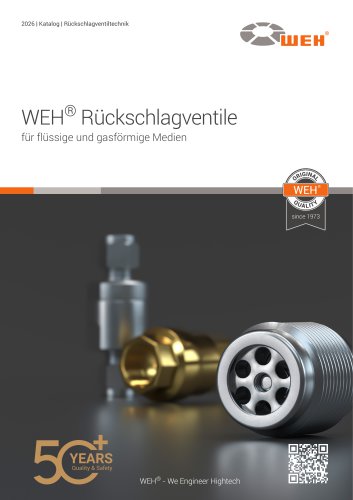 Leistungsstarke R&uuml;ckschlagventile