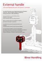 External handle to be used together with Quick-Lift Systems™ Control box