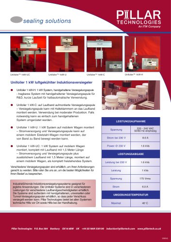 Unifoiler data sheet German