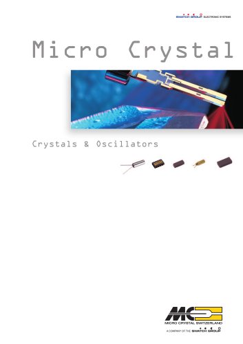 Product Overview Crystals & Oscillators DIN-Norm