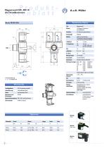 Serie 29.010.326 Magnetventil NC, DN 10 drei Ventilkammern - 2