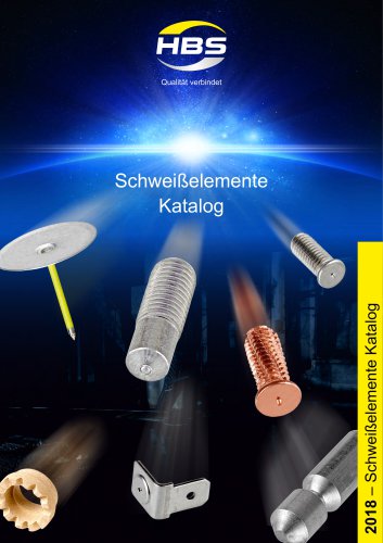 HBS Katalog Schweißelemente