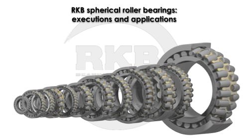 RKB spherical roller bearings: executions and applications 