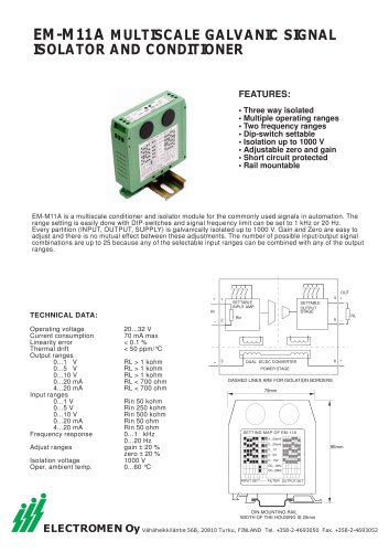 EM-M11AI/A/mA converter