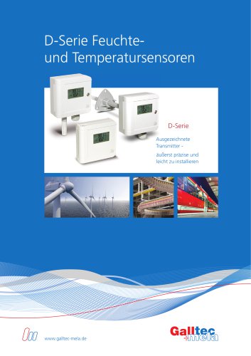 Feuchte und Temperatursensoren D-Serie