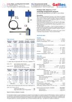 Humidity/-temperature sensors