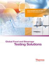 Capillary Ion Chromatography Global Food and Beverage Testing Solutions