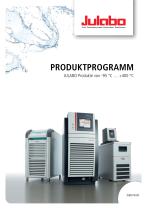 Produktprogramm JULABO Produkte von -98°C...+400°C