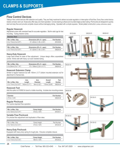 Cole-Parmer® flow control devices brochure