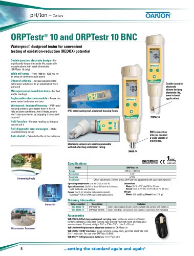 ORPTestr® 10 and ORPTestr 10 BNC