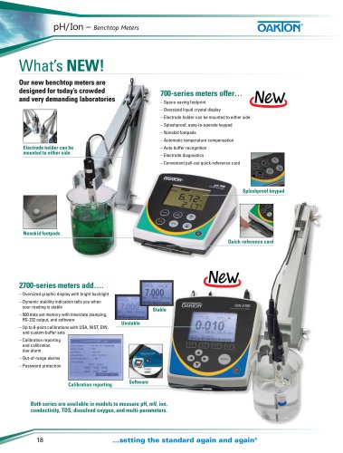 pH/Ion Benchtop Meters