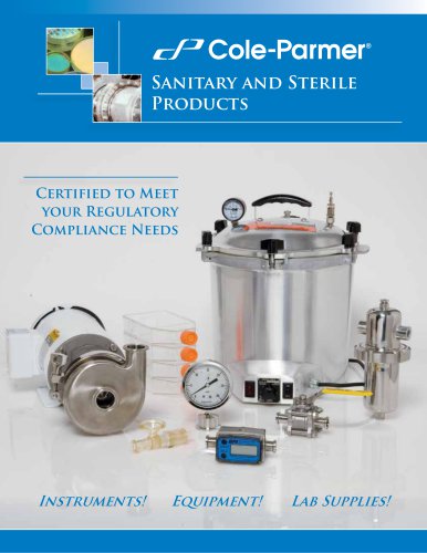 Sanitary and sterile products brochure