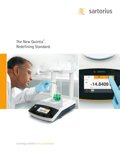 Sartorius - The New Quintix