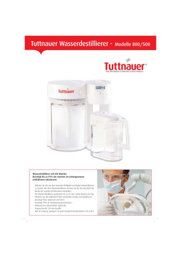 Tuttnauer Wasserdestillierer