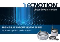 Frameless torque motor brochures