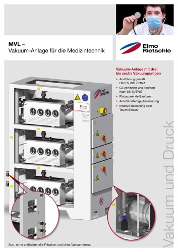 MVL  – Vakuum-Anlage für die Medizintechnik