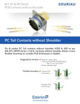 PC Tail Contacts without Shoulder