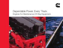 Engines For Maintenance-Of-Way Brochure