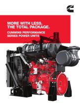 More With Less - Cummins Power Units Brochure