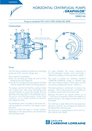 Centrifugal Horizontal Pumps