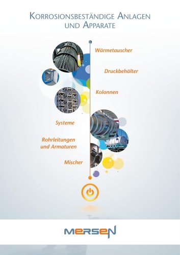 Korrosionbeständige anlagen und apparate