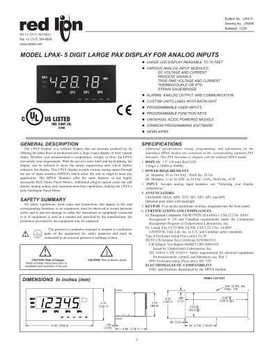  LPAX/MPAX