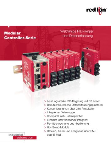 Modular Controller Serie - Webfähige PID Regler und Datenerfassung