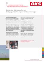 OKS Spezialschmierstoffe  Einsatzbeispiele für  Windenergieanlage-3