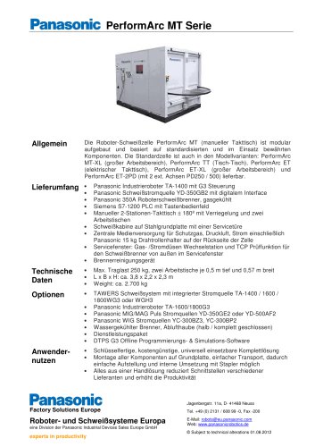 PerformArc MT Serie