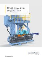 Wheelabrator RDS Mini Kugelstrahlanlage für Federn