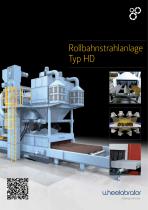 Wheelabrator Typ HD Rollbahn Strahlanlage