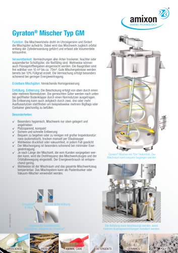 Gyraton® Mischer Typ GM